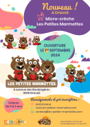 Affiche micro-creche Les Petites Marmottes