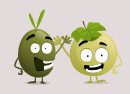 Resolivin characters (olive and white grape)