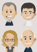 Caricatures equipe de recherche UNice