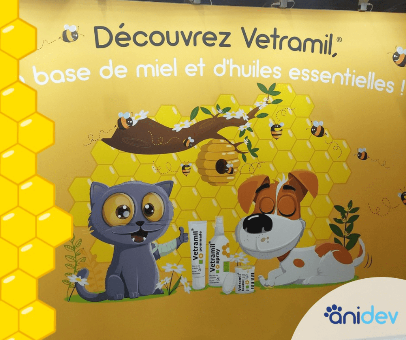 Illustration mascottes pour stand Paris Animal Show 2023 / ExpoZoo